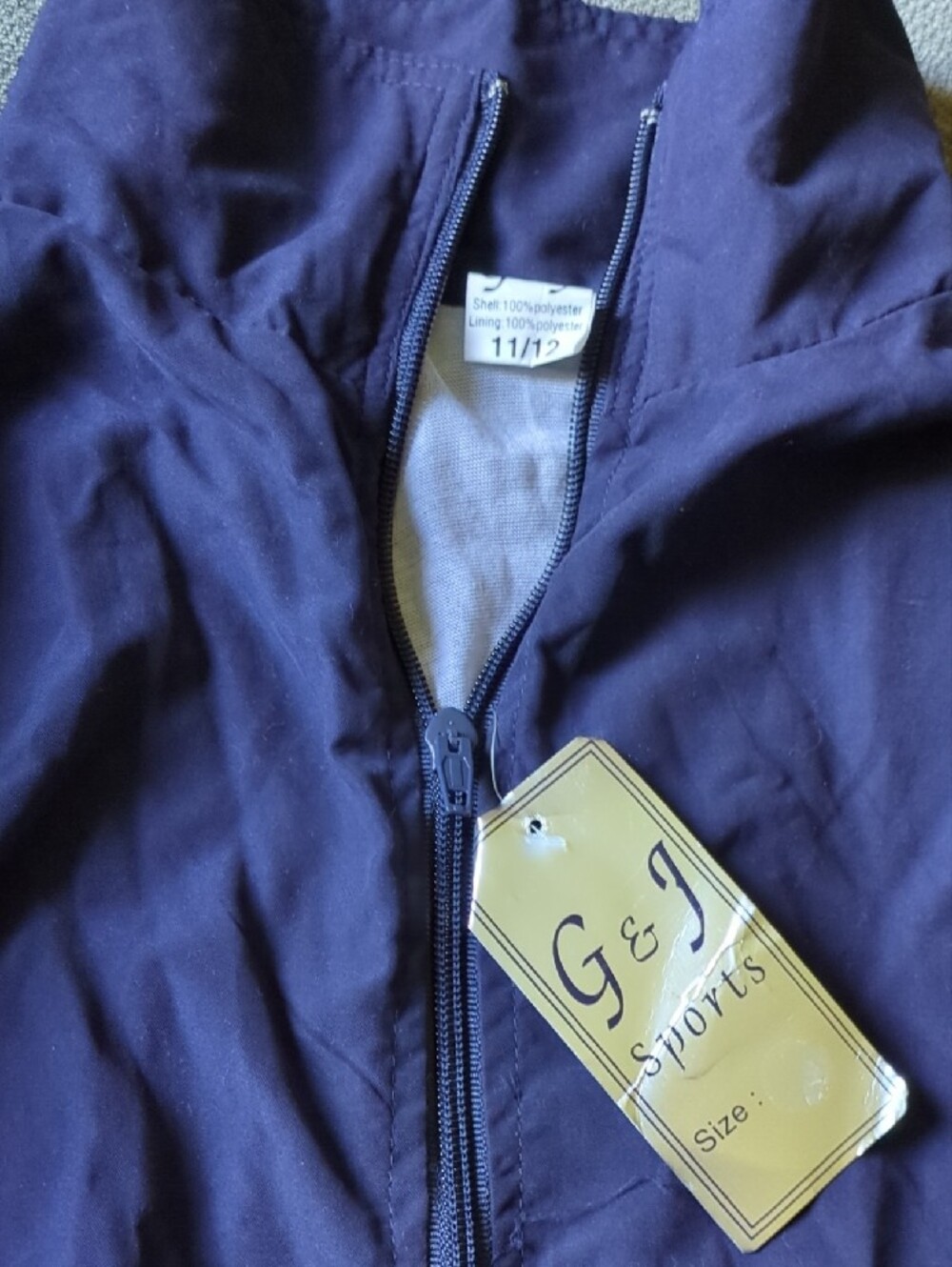 G&J Sports Navy Zip-Up Jacket - Picture 2 of 8